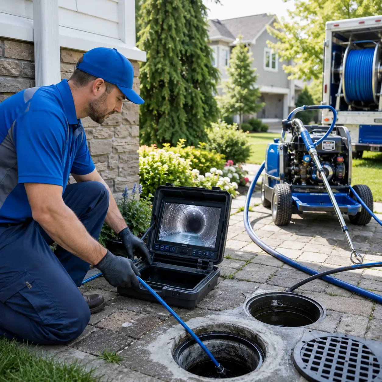 Outdoor drain cleaning professionals serving Blue Hill, NE